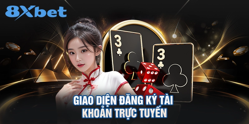 Giao diện đăng ký tài khoản trực tuyến