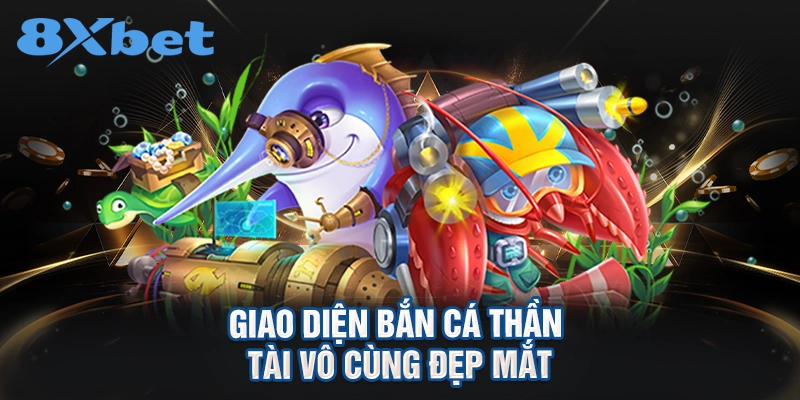 giao diện Bắn cá Thần Tài vô cùng đẹp mắt